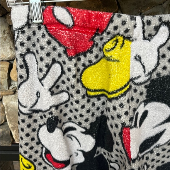 Disney Mickey Mouse Fleece Drawstring Pajama Pants Women’s Small - Picture 7 of 11